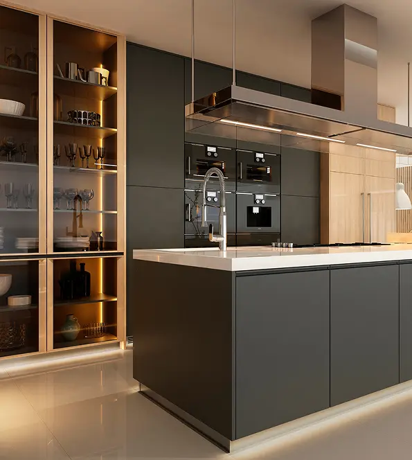 Modern kitchen painted with Amazon Select Paints